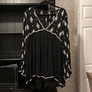 Super cute boho free people dress